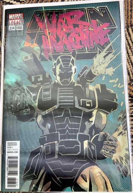 Punisher 218 Nm Lenticular Homage Variant 1St Frank Castle War Machine