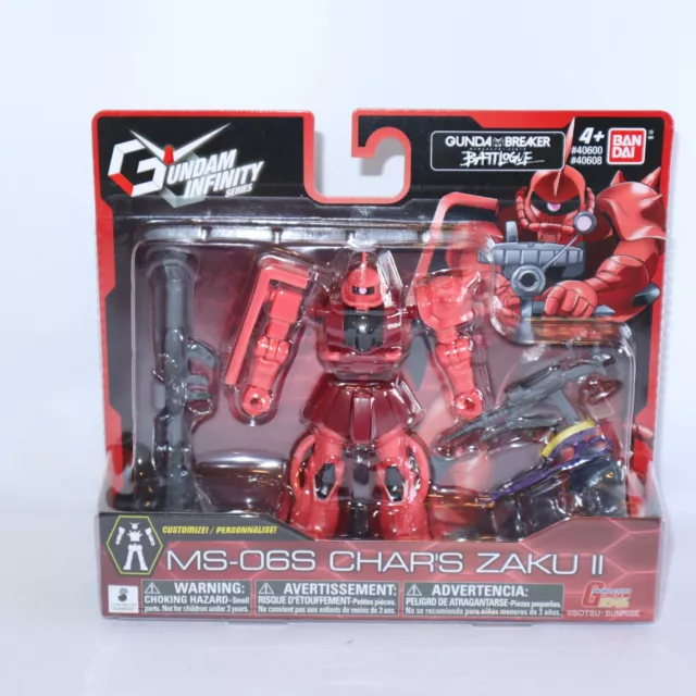 Gundam Infinity Series MS-06S Char's Zaku II figure - New, 2022 Bandai