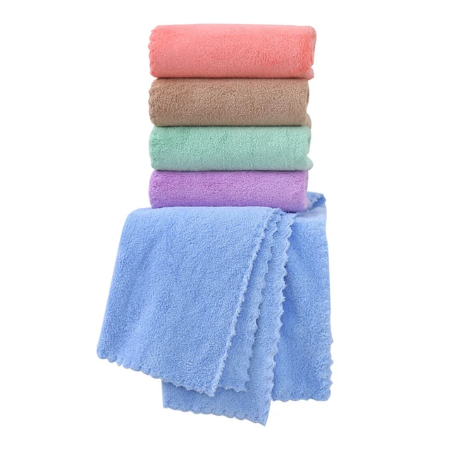 5 piezas Alfombra de cama para toallas de baño para mascotas conejillos de indias Ropa de cama para hámster