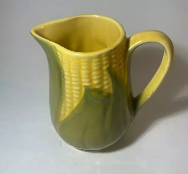 Vintage Shawnee Pottery #70 Corn Pitcher 4 5/8" Tall Creamer