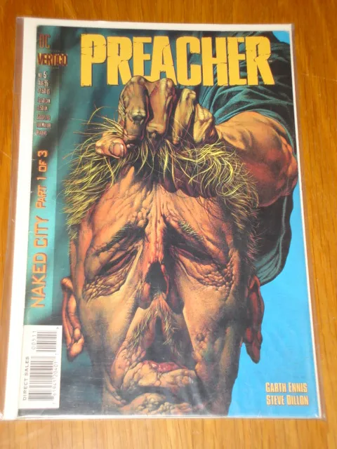 Preacher #5 Vol 1 Dc Vertigo Comic Garth Ennis Fabry August 1995