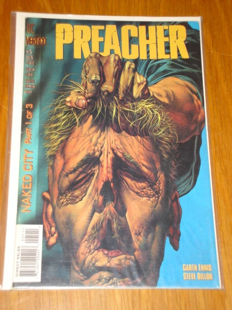 Preacher #5 Vol 1 Dc Vertigo Comic Garth Ennis Fabry August 1995