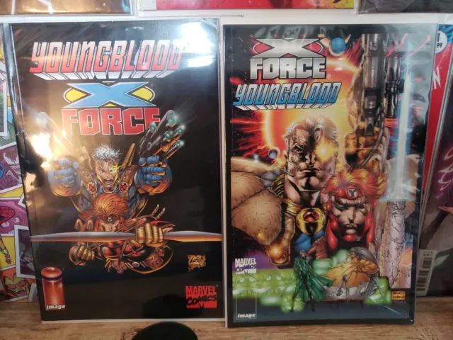 X-FORCE / YOUNGBLOOD & YOUNGBLOOD / X-FORCE complete set Image / Marvel X-Men!