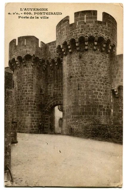 CPA 63 Puy-de-Dôme Pontwibaud Porte de la Ville