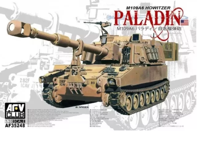 AFV Club 1/35 M109A6 HOWITZER PALADIN #35248   📌Listed in USA📌