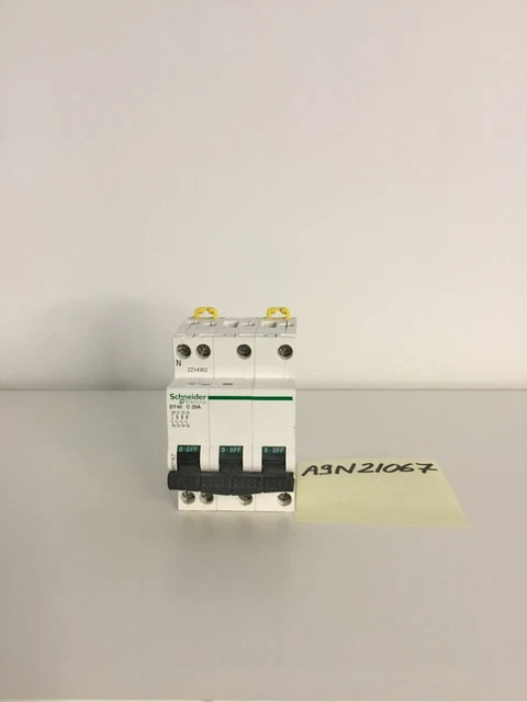 Disjoncteur Schneider 3P+N 25A Courbe C Prodis DT40 - Neuf Sous Blister - Pour Tableau électrique