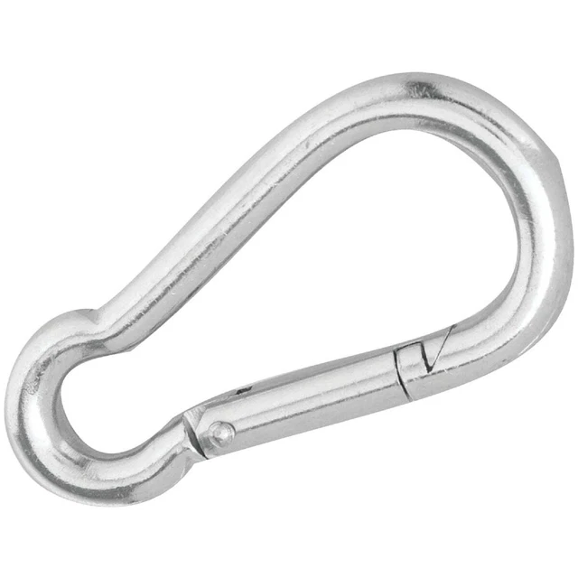 Campbell 7/16 In. 320 Lb. Load Capacity Polished Stainless Steel Spring Link All