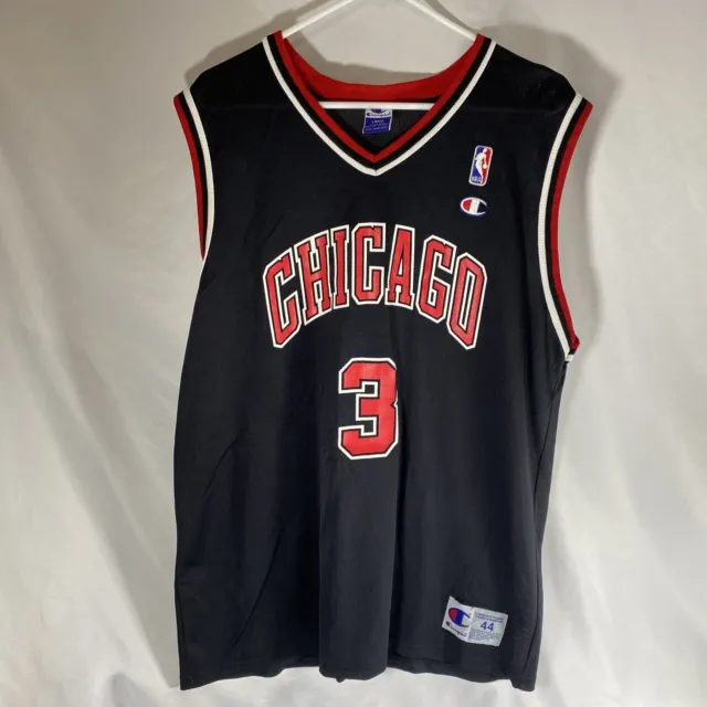 Vintage Chicago Bulls Jersey Large 44 Mens Tyson Chandler Champion Basketball