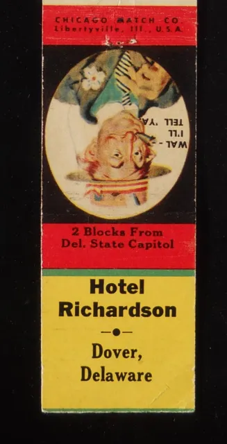 1940s Hotel Richardson 2 Blocks from Del. State Capitol Dover DE Kent Co MB