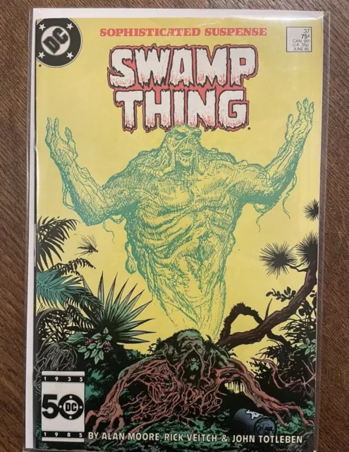 SWAMP THING #37  DC COMICS 1985 🔥 1st app John Constantine 🔥