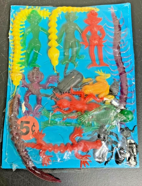 Jigglers Vending Creepy Monsters Skeleton Aliens Devil Halloween Vintage A