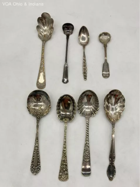 Eclectic Lot of Silver Plated Spoons - No Two the Same!