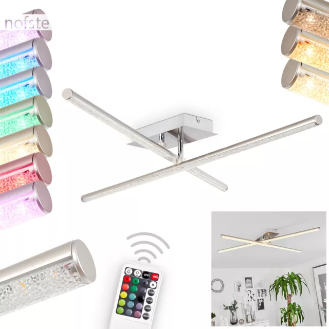 LED Flur Wohn Schlaf Raum Leuchten dimmbar RGB Farbwechsler Decken Lampe drehbar