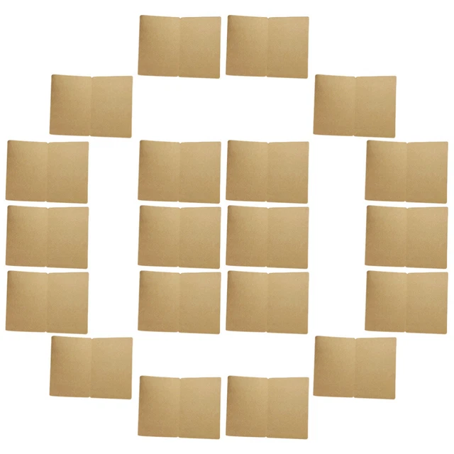 20 un. suministros para hacer tarjetas de felicitación rústicas en blanco para tarjetas de felicitación hágalo usted mismo