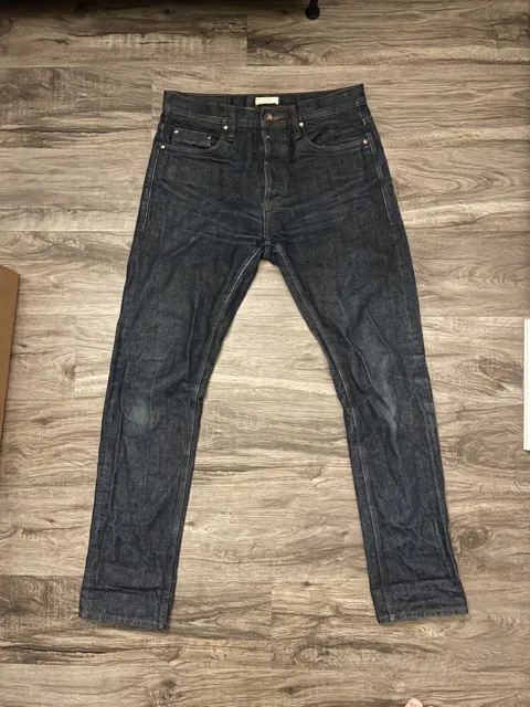 UNBRANDED BRAND UB301 Mens Jeans 32x30 Straight Fit 14.5oz