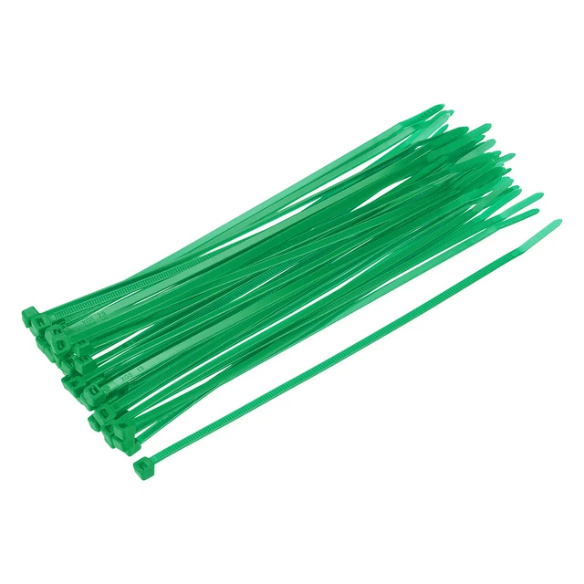 60 pezzi fascette di ricambio 8"" x 0,14"" fascette in nylon autofissanti avvolgenti verde
