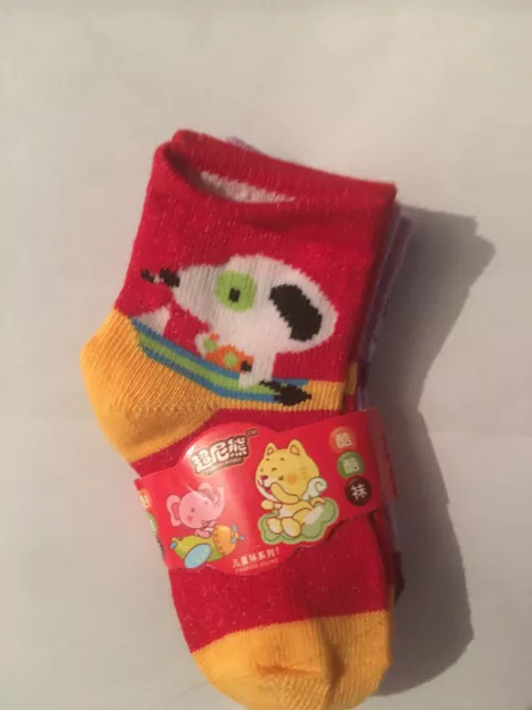 Chaussettes antidérapantes en coton ABS bébé tout-petits garçons 3 paires taille 3 mois - 3 ans 3