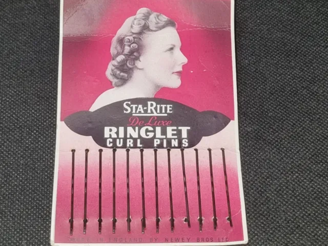 Vintage 1950-60s Sta-Rite Ringlet Curl Pins Pack