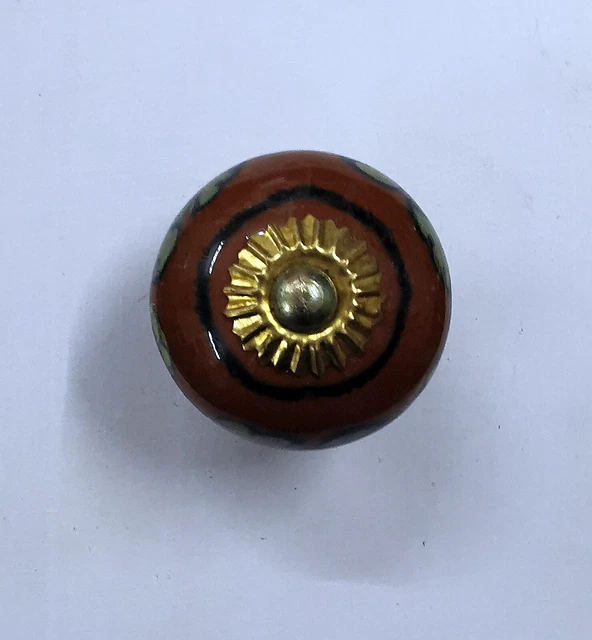 Boutons Porcelaine Céramique Artisanal Poignées Porte Tiroir Placard Armoire