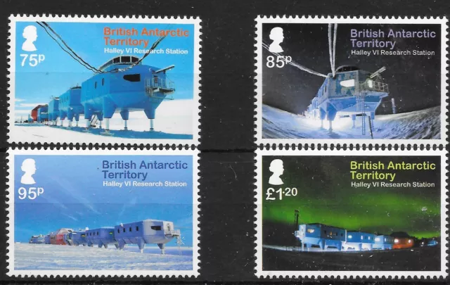 British Antarctic Terr. Sg630/3 2013 Halley Vi Research Station Set Mnh