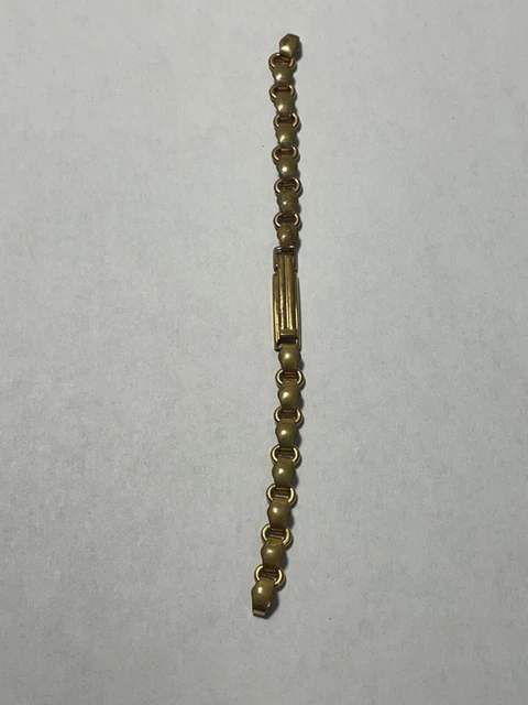 Bracelet En Plaqué Or Jaune Avec Poinçon - Occasion, Style élégant Et Intemporel