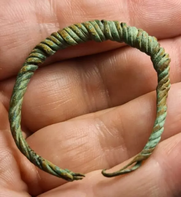 ANCIENT CELTIC BRONZE BRACELET.2nd-1st cent BC. VERY RARE!! 3