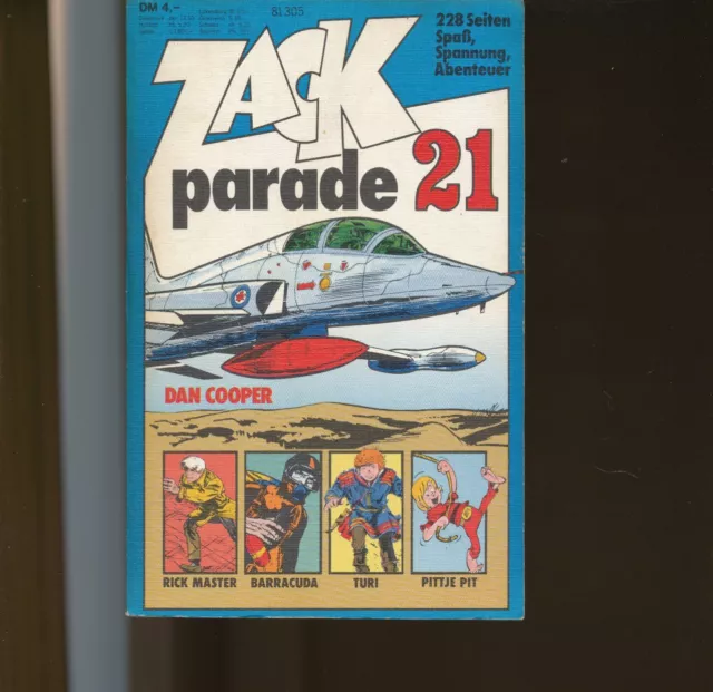 Zack-Parade  Taschenbuch  Nr.  21  Koralle  Zustand: Z 1