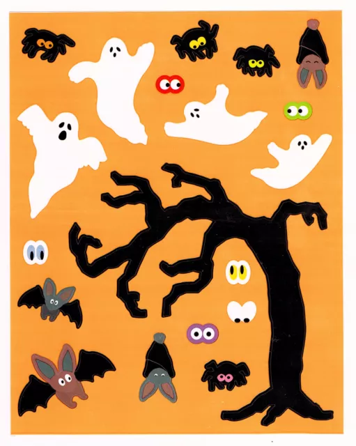 Mrs Grossmans Ghosts & Bats Sticker Sheet Bn & Nla