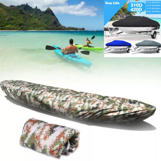 Waterproof Universal Kayak Canoe Boat Storage Cover Waterproof UV Resistant Dust