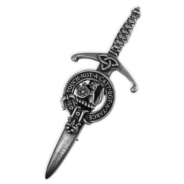 Pewter Clan Crest Kilt Pin/Brooch - Made In Scotland 2