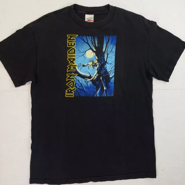 Iron Maiden t-shirt fear of the dark 2004 promo size medium monster Eddie tree