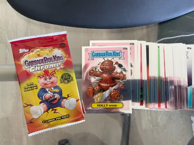 PICK YOUR Cards Garbage Pail Kids Chrome Series 4 card singles set MINT GPK 4th