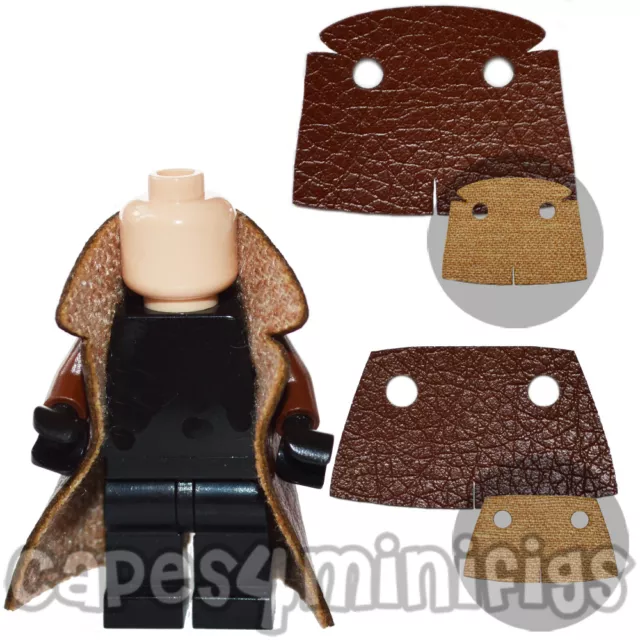 2 styles de trench-coat pilote personnalisé / veste compatible avec vos minifigs LEGO