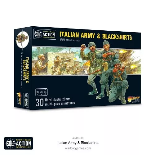 Bolt Action 402015801 Italian Army & Blackshirts plastic boxed set