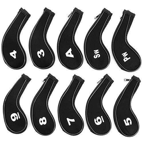 Yuhtech Couverture de Club de Golf 10 Pcs Housses pour Tête de Club de Golf P...