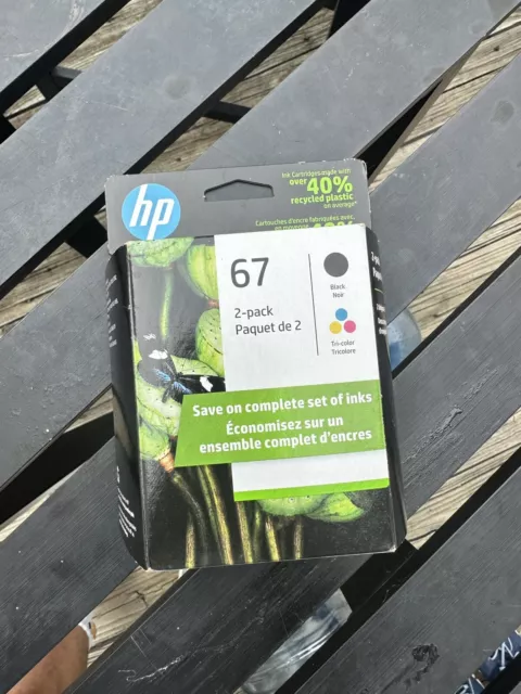 Hp 67 Ink Combo Pack Black Tricolor Exp 3/24