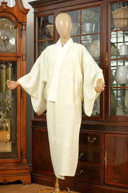 Dear Vanilla Japanese Juban Undergown Women's Kimono Inner Robe Genuine Vintage