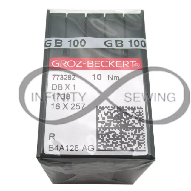 Groz-Beckert 100Pcs DBX1 Industrial Máquina de Coser Agujas Juki DDL-8700