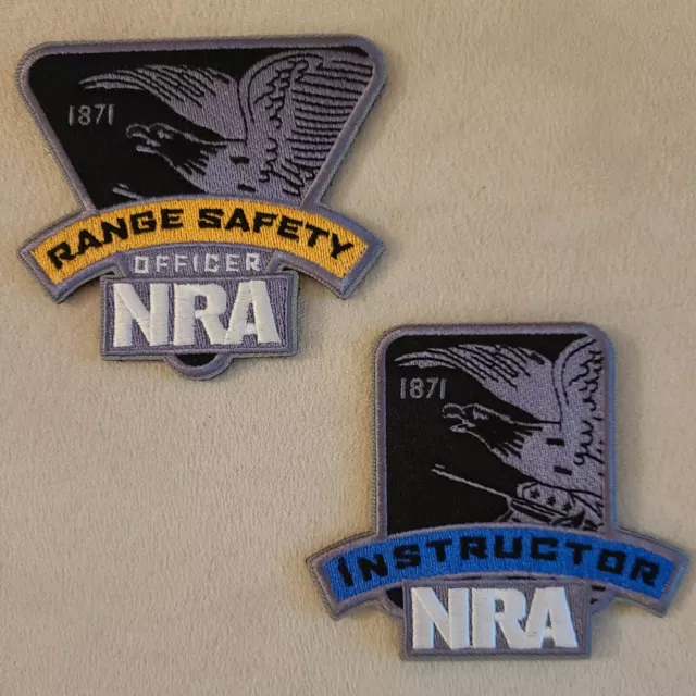 NRA Instructor And Range Safety Officer Patch (RSO) Combo