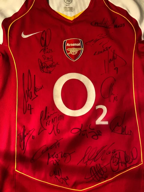 Maillot foot authentique retro et vintage - Arsenal domicile 2004/2005 (L
