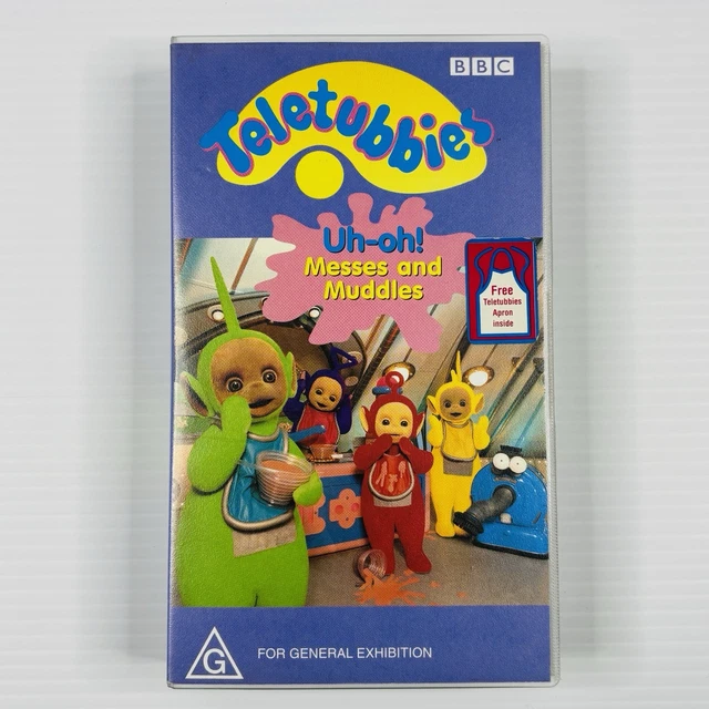 TELETUBBIES UH-OH MESSES And Muddles VHS Tape Tested & Working Tracked ...