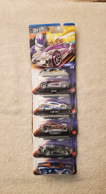 Hot Wheels GDG83 Silver Series AcceleRacers 5er Bundle