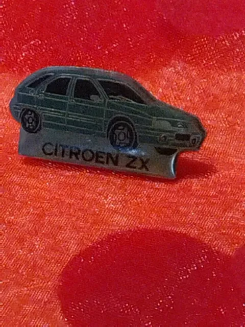 Pins Pin's Lapel Pin Badge Collection Vintage Voiture Logo Citroen Zx Vert