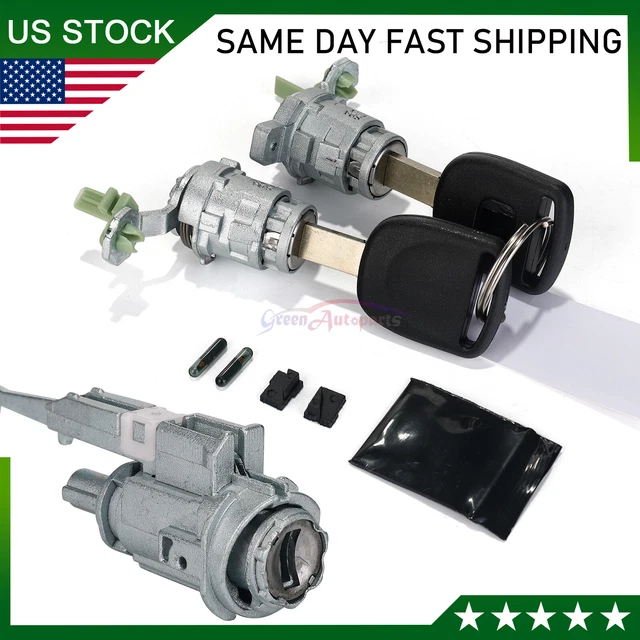 IGNITION SWITCH CYLINDER Left Right Door Lock with 2 Keys for 0206