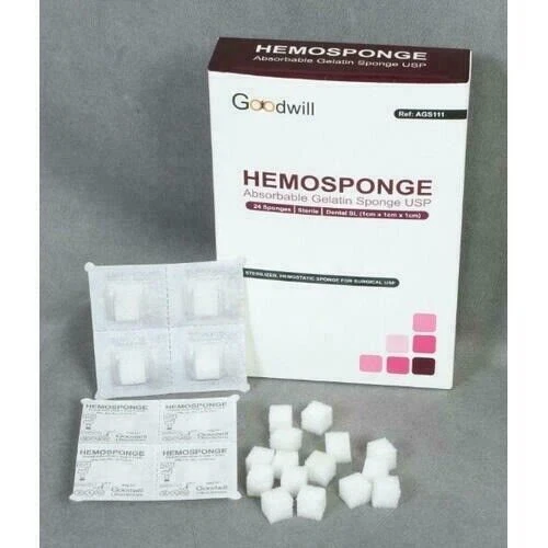 ÉPONGE DENTAIRE GÉLATINE ABSORBABLE 32 ÉPONGE USP STÉRILE Achetez 1 Obtenez...