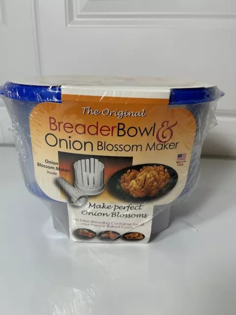 Original Breader Bowl with Onion Blossom Maker