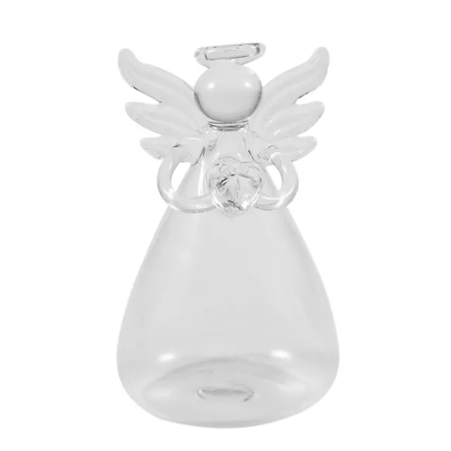 Praying Angel Vases Crystal Transparent Glass Vase Flower Containers7266