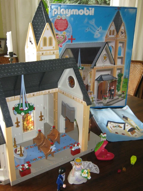 PLAYMOBIL (R756) MARIAGE - Base de Toit Clocher Eglise 4296 EUR 2,90