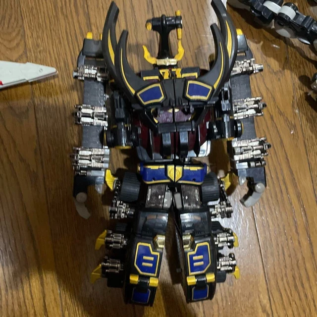 Figurine Power Rangers Ninja Storm – Thunder Megazord DX Goraijin, Bandai 2002, Occasion En Bon état