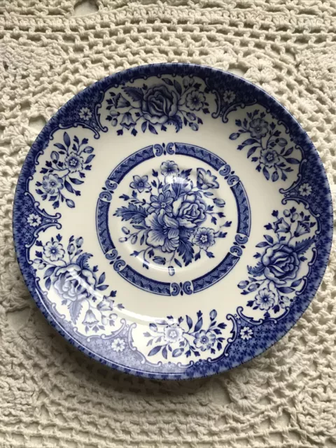 English Ironstone Fine Tableware Blue Saucer 5 3/4” Round Replacement